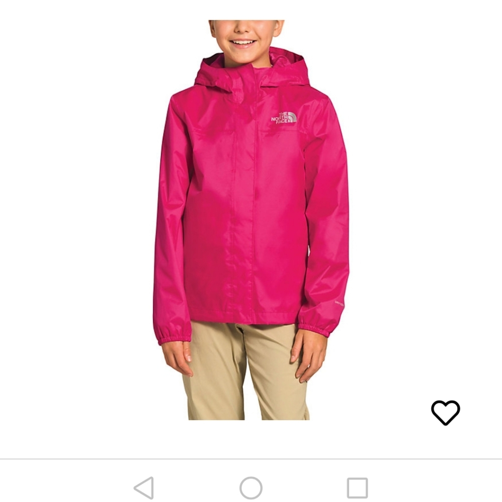 North Face L Girls Resolve rain jacket